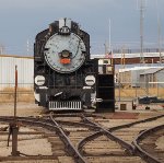 Frisco steam locomotive 1519 front end shot